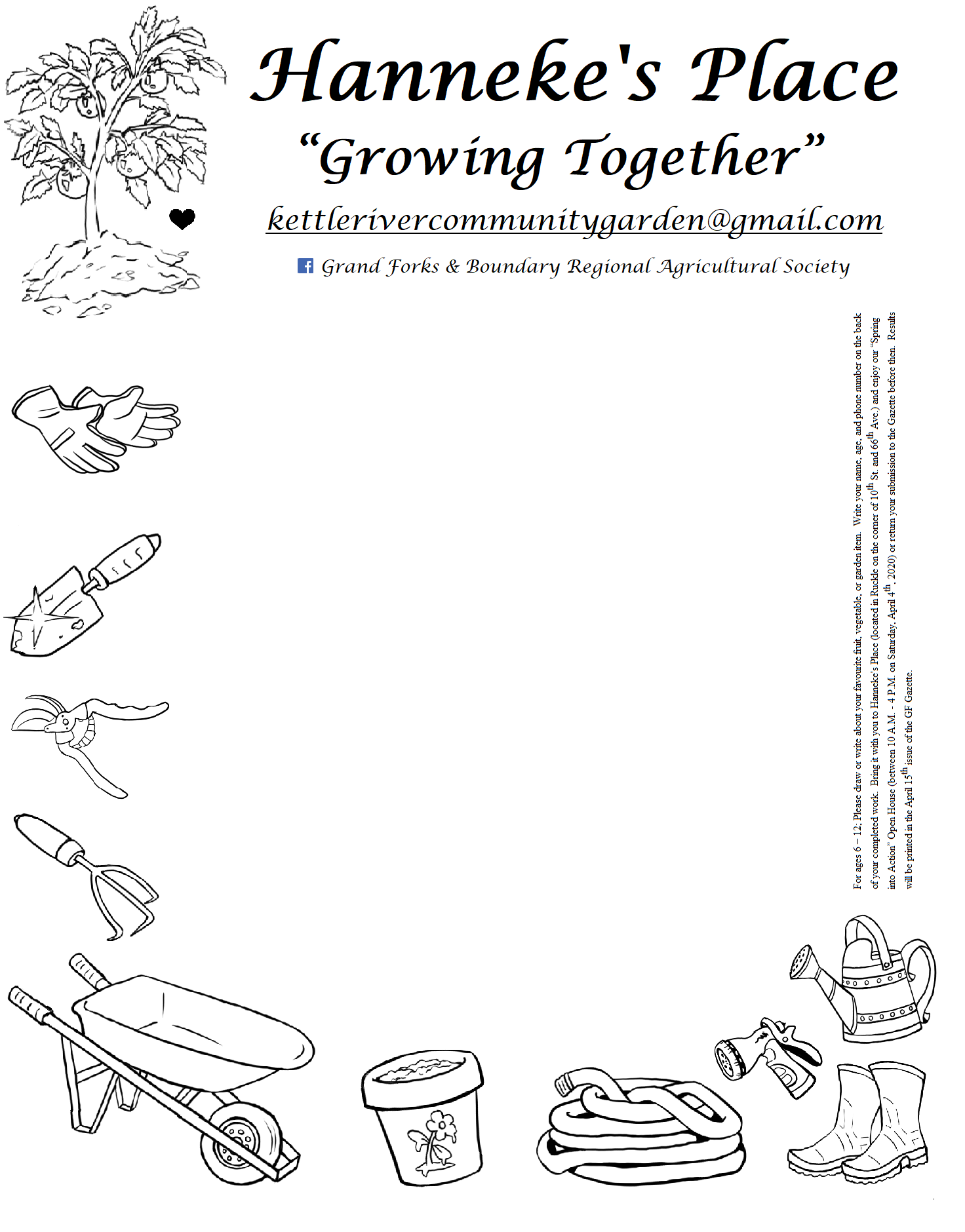 Hanneke's Place; Contest; Draw or Write