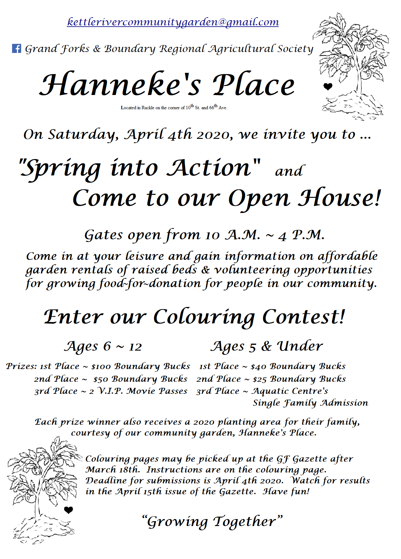 Hanneke's Place; Flyer; OpenHs-Contest 2020